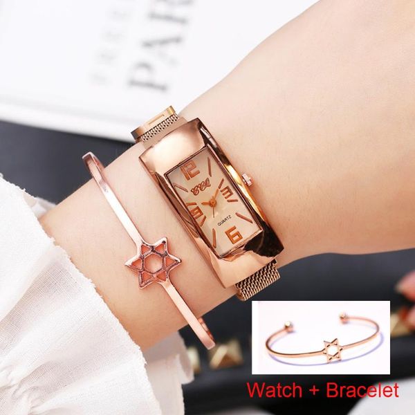 luxury watch women rose gold magnetic mesh waterproof watch ladies dress wrist watches fashion rectangle female bracelet clock, Slivery;brown
luxury watch women rose gold magnetic mesh waterproof watch ladies dress wrist watches fashion rectangle female bracelet clock, Slivery;brown