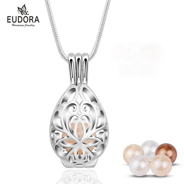 eudora round pearl water drop box mini cage pendant necklace with pearls fine jewelry new locket birthday wedding gift k285, Silver
eudora round pearl water drop box mini cage pendant necklace with pearls fine jewelry new locket birthday wedding gift k285, Silver