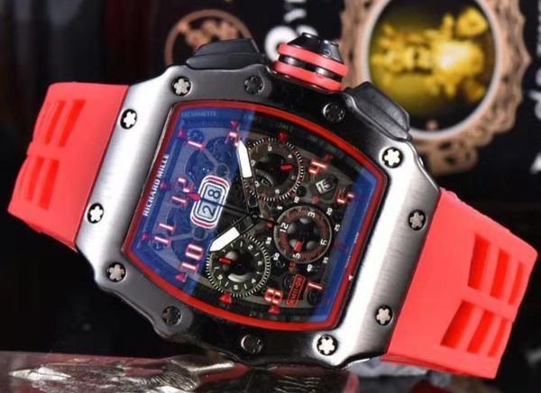 new men's brand rm multifunctional luxury watch chronograph rubber strap quartz watch stylish men's sports watch
new men's brand rm multifunctional luxury watch chronograph rubber strap quartz watch stylish men's sports watch