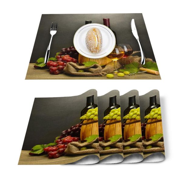 grape wine fruit leaves rag placemat for dining table non-slip and heat-insulating table mat decoration
grape wine fruit leaves rag placemat for dining table non-slip and heat-insulating table mat decoration