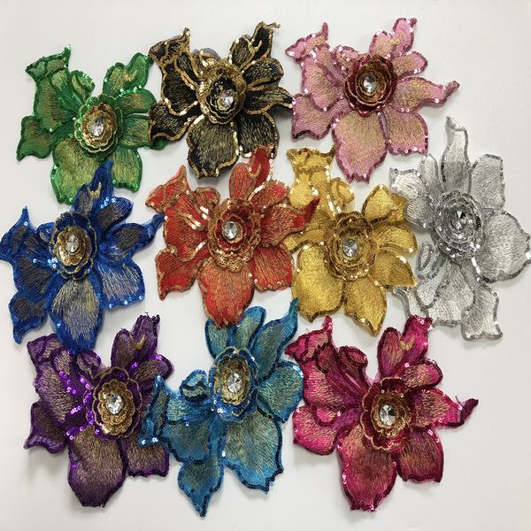1 piece of 3d embroidered patch sew-on flowers acrylic diamonds appliques diy sequined accessories for dress decorative size is 16cm x 19cm, Black
1 piece of 3d embroidered patch sew-on flowers acrylic diamonds appliques diy sequined accessories for dress decorative size is 16cm x 19cm, Black