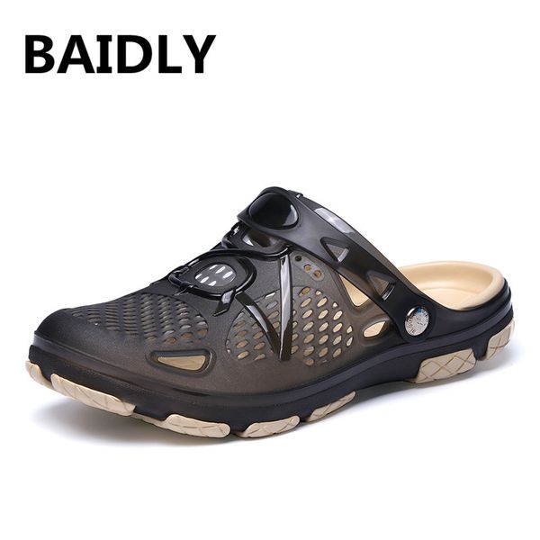 summer sandals men fashion hollow out breathable beach shoes man sandals jelly casual flat garden clogs slippers, Black
summer sandals men fashion hollow out breathable beach shoes man sandals jelly casual flat garden clogs slippers, Black