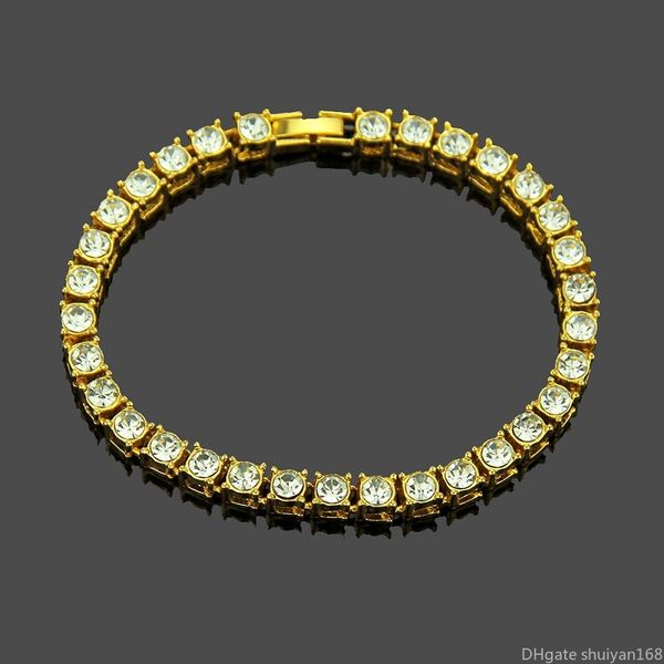 5mm 20cm iced out bracelet crystal cubic zircon tennis chain bracelets bangle men hip hop jewelry cz accessories bangles, Black
5mm 20cm iced out bracelet crystal cubic zircon tennis chain bracelets bangle men hip hop jewelry cz accessories bangles, Black