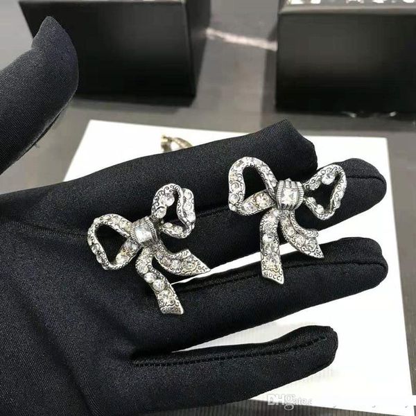 new fashion women earrings white gold plated crystal cz bow earrings studs for girls women for party wedding, Golden;silver
new fashion women earrings white gold plated crystal cz bow earrings studs for girls women for party wedding, Golden;silver