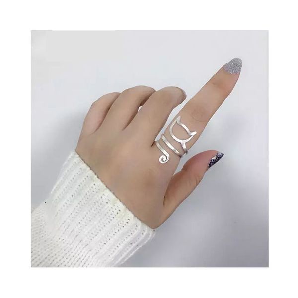 personality design 925 sterling silver wrap around cat rings for women girl jewelry anillos size 18mm s-r280, Golden;silver
personality design 925 sterling silver wrap around cat rings for women girl jewelry anillos size 18mm s-r280, Golden;silver