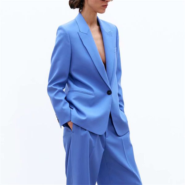 women elegant blue blazer single button pockets long sleeve female 2019 casual coats office wear outerwear chic e004, White;black
women elegant blue blazer single button pockets long sleeve female 2019 casual coats office wear outerwear chic e004, White;black
