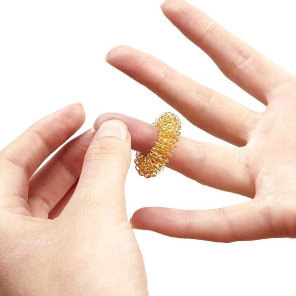 health care acupuncture massage finger massage rings, elastic finger massager, blood circulation massage tool gold silver color
health care acupuncture massage finger massage rings, elastic finger massager, blood circulation massage tool gold silver color