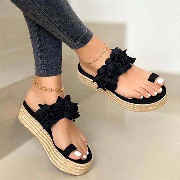 women sandals 2020 wedges slippers high heels sandals summer shoes flowers flip flop platform women slippers sandalias mujer, Black
women sandals 2020 wedges slippers high heels sandals summer shoes flowers flip flop platform women slippers sandalias mujer, Black