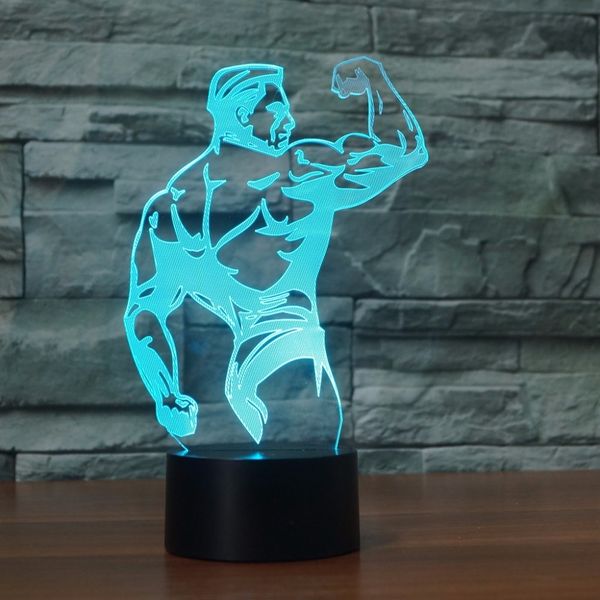 3d bodybuilding muscle modelling table lamp atmosphere boys bedroom led night light decor 7 colors changing sleep lighting gifts 
3d bodybuilding muscle modelling table lamp atmosphere boys bedroom led night light decor 7 colors changing sleep lighting gifts