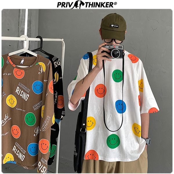 men's t-shirts men colorful smile printed summer t shirts male 2021 hip hop casual short sleeve tee oversize, White;black
men's t-shirts men colorful smile printed summer t shirts male 2021 hip hop casual short sleeve tee oversize, White;black