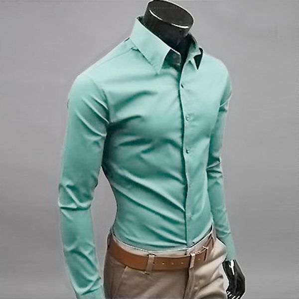 men's fashion business shirts evening social camisa masculina long-sleeve male slim casual solid color shirts 13-6492, White;black
men's fashion business shirts evening social camisa masculina long-sleeve male slim casual solid color shirts 13-6492, White;black