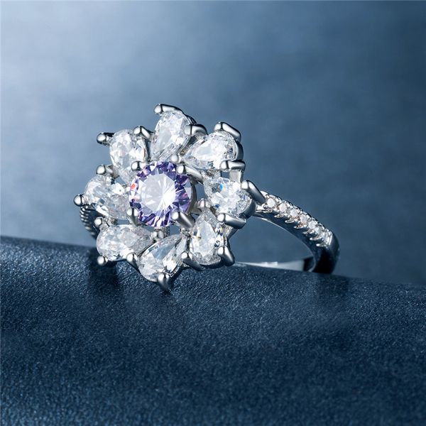 creative lady&girls 925 sterling silver rings diamond zircon flower ring luxury designer jewelry gift ornaments
creative lady&girls 925 sterling silver rings diamond zircon flower ring luxury designer jewelry gift ornaments