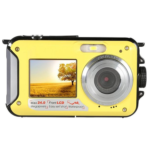 2.7-дюймовый tft цифровой фотоаппарат водонепроницаемый 24mp / 48mp max 1080p двойной экран 16x цифровой зум видеокамера hd268 подводная кам
2.7-дюймовый tft цифровой фотоаппарат водонепроницаемый 24mp / 48mp max 1080p двойной экран 16x цифровой зум видеокамера hd268 подводная кам