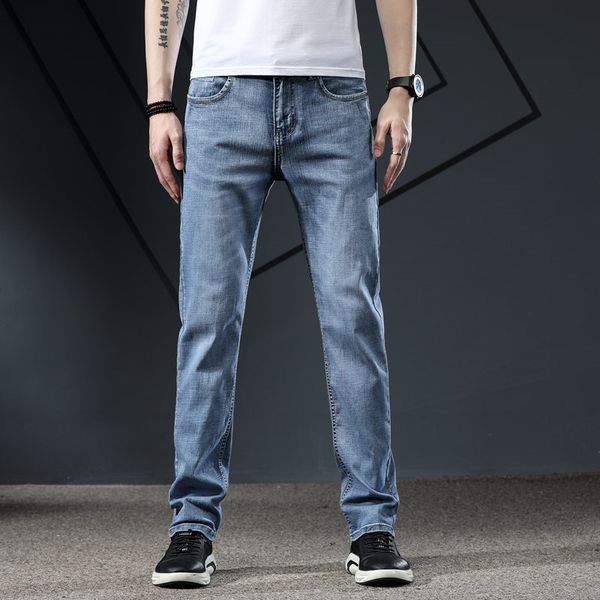 summer autumn 2020 men's jeans business fashion straight slim fit blue gray stretch denim trousers classic men plus size 28-40
summer autumn 2020 men's jeans business fashion straight slim fit blue gray stretch denim trousers classic men plus size 28-40