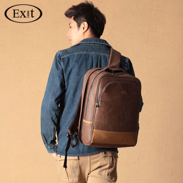 korean-style backpack youth solid color pu backpack outdoor casual large capacity computer bag
korean-style backpack youth solid color pu backpack outdoor casual large capacity computer bag