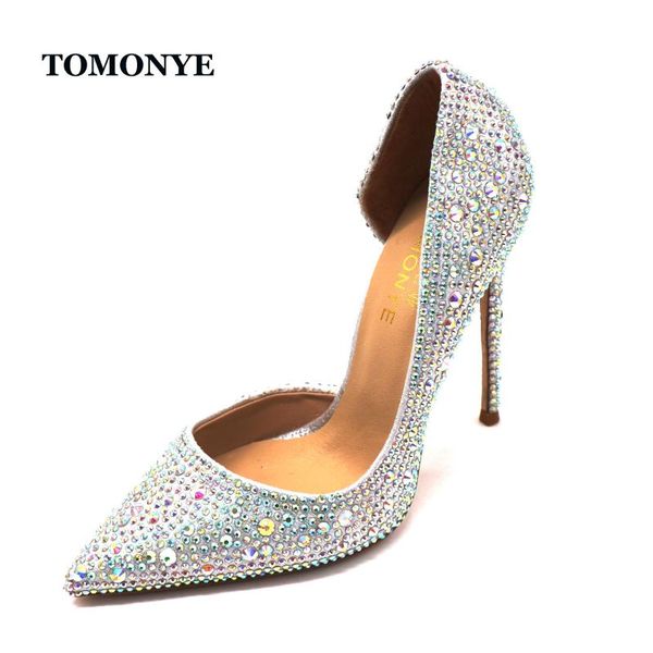 tomonye brand glitter silver crystal rhinestone pointed toe open inside women lady female bride wedding silver heels shoes pump, Black
tomonye brand glitter silver crystal rhinestone pointed toe open inside women lady female bride wedding silver heels shoes pump, Black