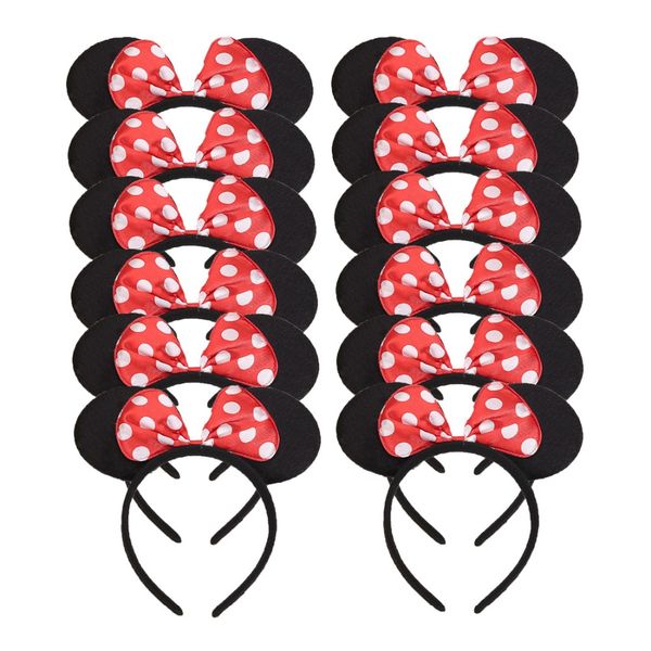 12pcs/lot black bow mouse ears headband for party baby shower birthday christmas halloween boys girls hair accessorie (12 red
12pcs/lot black bow mouse ears headband for party baby shower birthday christmas halloween boys girls hair accessorie (12 red
