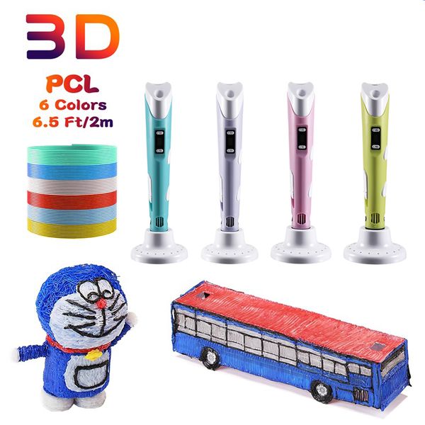 kyy 3d pen with led display support abl pla filament diy drawing pen printing with 5v 2a adapter, Black;red
kyy 3d pen with led display support abl pla filament diy drawing pen printing with 5v 2a adapter, Black;red