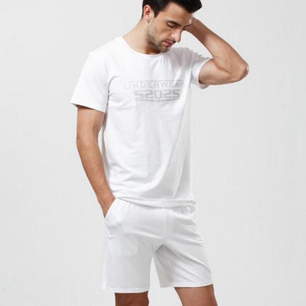 new men's casual sleepwear men's modal summer lounge t-shirt shorts set thin cool sleep wear men pajamas sleepwear, Black;brown
new men's casual sleepwear men's modal summer lounge t-shirt shorts set thin cool sleep wear men pajamas sleepwear, Black;brown