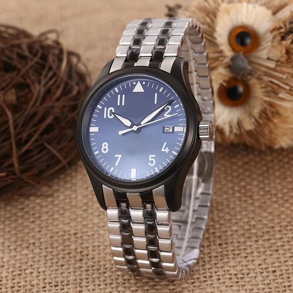 2020 new style iw automatic movement 43mm male watch mark xvii 316 stainless band international watch, Slivery;brown
2020 new style iw automatic movement 43mm male watch mark xvii 316 stainless band international watch, Slivery;brown