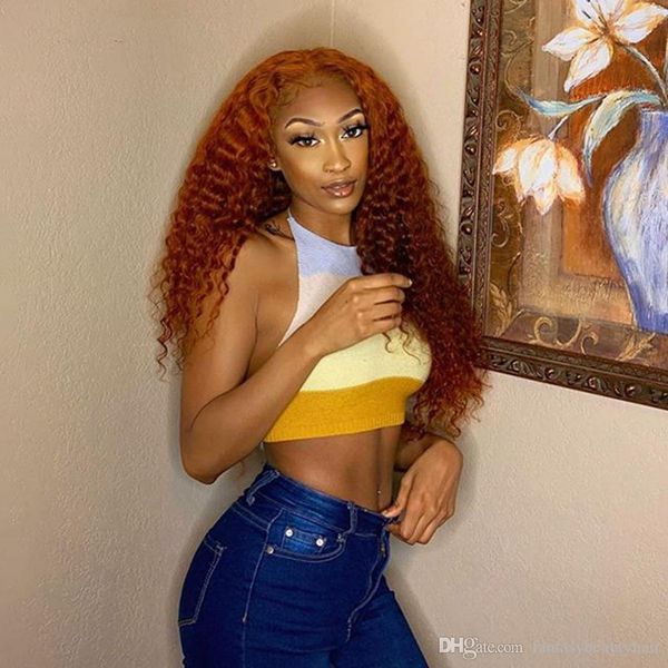 360 frontal human hair wig 13x6 lace front wigs for women orange curly human hair full lace wigs pre plucked with baby hair, Black
360 frontal human hair wig 13x6 lace front wigs for women orange curly human hair full lace wigs pre plucked with baby hair, Black