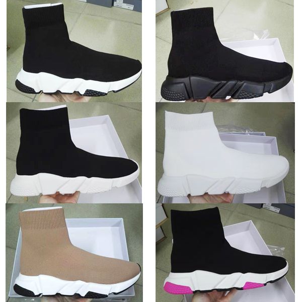 New designer shoes Speed Sock Sneakers maille stretch Mesh speed trainer Boots for mens womens mid-top Casual Shoes Runners shoes US5-12
New designer shoes Speed Sock Sneakers maille stretch Mesh speed trainer Boots for mens womens mid-top Casual Shoes Runners shoes US5-12