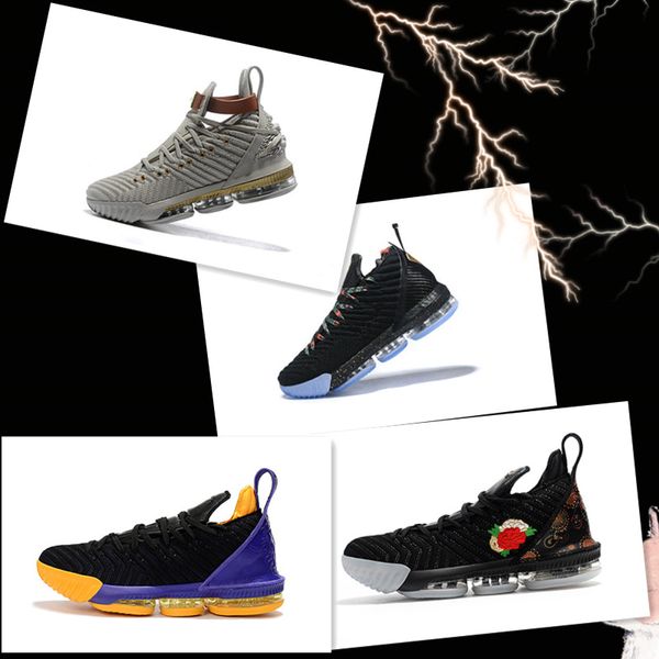 2019 Fashion Basketball Shoes Sports Chaussure De Basket Ball Original Mens 16s Sneakers Watch The Throne King Oreo 16s