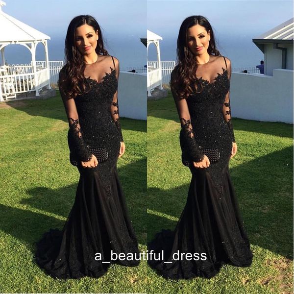 black prom dresses arabic crystal beaded mermaid long sleeves vestidos de fiesta formal evening gowns ed1308, Black;red
black prom dresses arabic crystal beaded mermaid long sleeves vestidos de fiesta formal evening gowns ed1308, Black;red