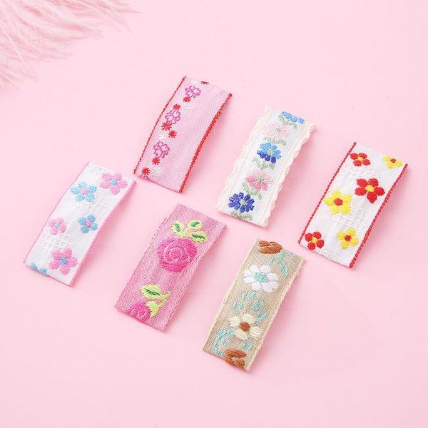 6pcs/lot national style cloth embroidery baby hair clips newborns hairpins customized barrettes hair accessories for baby girls, Slivery;white
6pcs/lot national style cloth embroidery baby hair clips newborns hairpins customized barrettes hair accessories for baby girls, Slivery;white