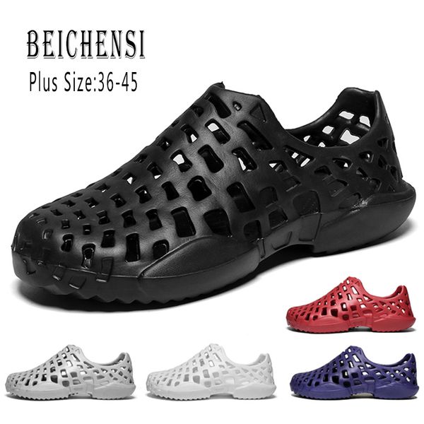 hollow shoes men 2019 lovers fashion sport breathable slippers men's hole sandals lazy male sandals casual shoes for lovers 45, Black
hollow shoes men 2019 lovers fashion sport breathable slippers men's hole sandals lazy male sandals casual shoes for lovers 45, Black