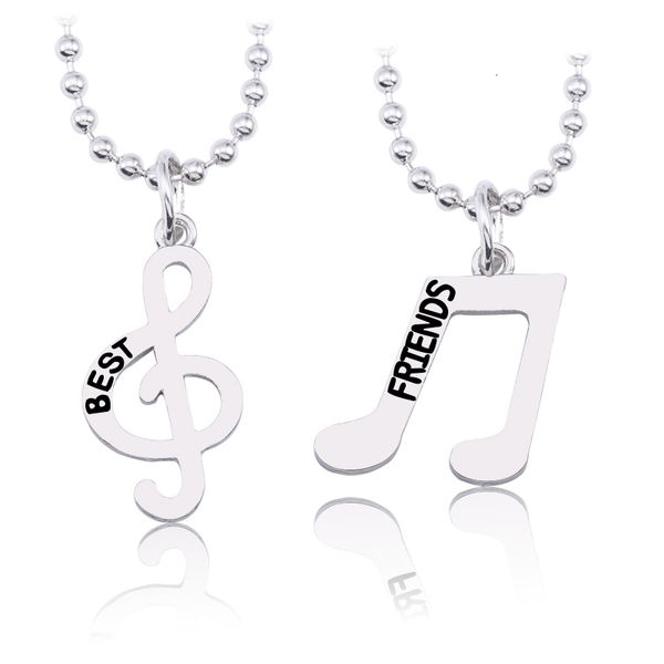 2pcs/set minimalist simple fashion musical note pendant necklace women friends forever silver music jewelry drop shipping
2pcs/set minimalist simple fashion musical note pendant necklace women friends forever silver music jewelry drop shipping