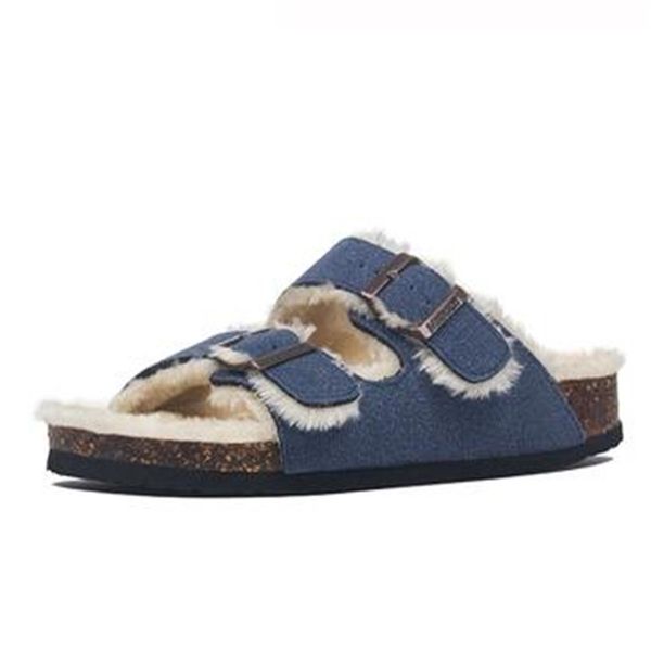 new autumn winter warm cork slippers man sandals casual double buckle sandalias men slip on flip flops flat shoes eu 35-45, Black
new autumn winter warm cork slippers man sandals casual double buckle sandalias men slip on flip flops flat shoes eu 35-45, Black