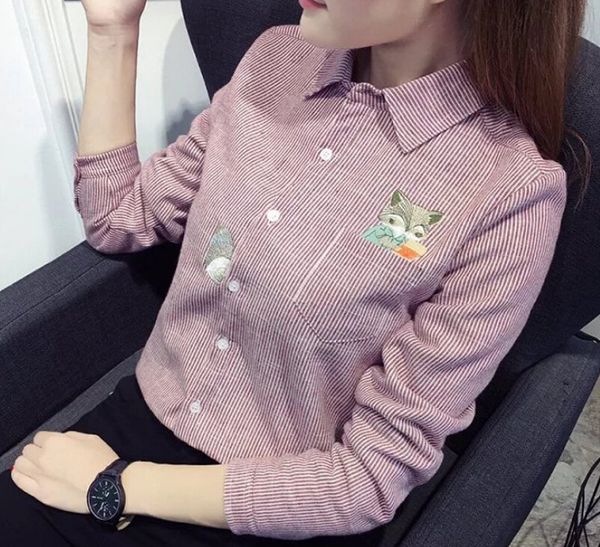 outdoor shirts women's autumn and winter new warm literary embroidery stripes loose plus velvet thickening shirt long sleeve, Gray;blue
outdoor shirts women's autumn and winter new warm literary embroidery stripes loose plus velvet thickening shirt long sleeve, Gray;blue