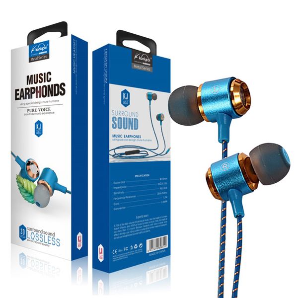 Universal In Ear Headphones Wired Earphone With Mic Volume Control Metal Noise Cancelling Headset 3.5mm Jack Earset HIFI Earbuds For Android
Universal In Ear Headphones Wired Earphone With Mic Volume Control Metal Noise Cancelling Headset 3.5mm Jack Earset HIFI Earbuds For Android