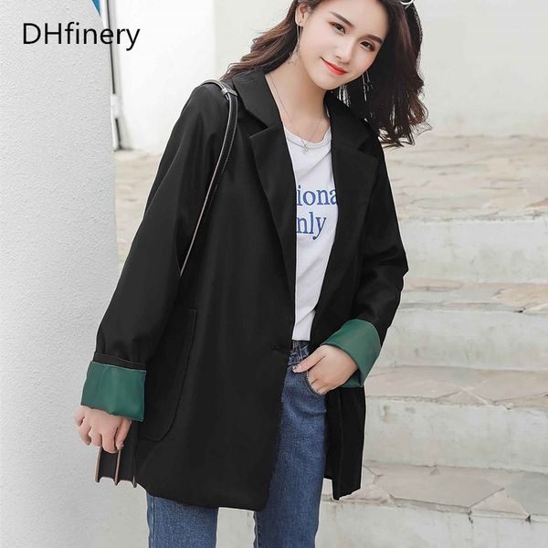 dhfinery high-quality blazer women black elegant slim office blazers casual outerwear for bust 110-134cm plus size xl-5xl b1366, White;black
dhfinery high-quality blazer women black elegant slim office blazers casual outerwear for bust 110-134cm plus size xl-5xl b1366, White;black