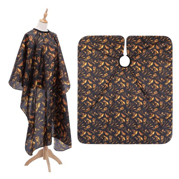 professional barber cape, salon gown with snap closure for hair cutting, multicolor 160 x 140cm 
professional barber cape, salon gown with snap closure for hair cutting, multicolor 160 x 140cm