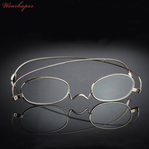 wearkaper brand high-end ultra-thin titanium alloy hd lense reading glasses men women metal glasses eyeglasses gafas de lectura, White;black
wearkaper brand high-end ultra-thin titanium alloy hd lense reading glasses men women metal glasses eyeglasses gafas de lectura, White;black