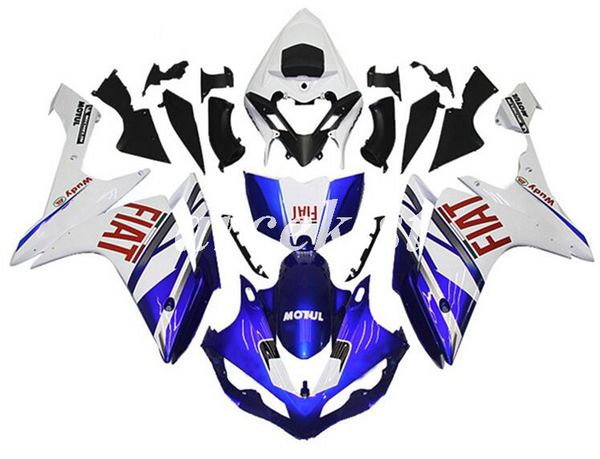 injection mold new abs motorcycle full fairings kit fit for yamaha yzf-r1 2007 2008 07 08 bodywork set white purple matte
injection mold new abs motorcycle full fairings kit fit for yamaha yzf-r1 2007 2008 07 08 bodywork set white purple matte
