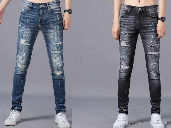 2020 new mens pants new jeans distressed ripped biker men jean slim fit motorcycle biker denim mens jeans, Blue
2020 new mens pants new jeans distressed ripped biker men jean slim fit motorcycle biker denim mens jeans, Blue
