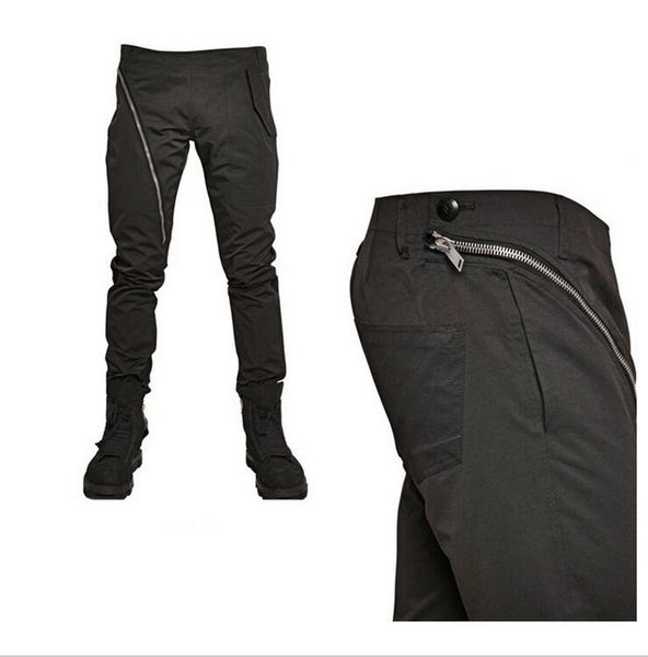 men's pants 27-44 2021 clothing gd hair stylist fashion casual zipper trousers plus size singer costumes, Black
men's pants 27-44 2021 clothing gd hair stylist fashion casual zipper trousers plus size singer costumes, Black