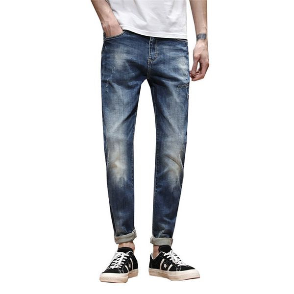 casual jeans for men spring autumn college slim fit straight blue zipper solid stretch classic denim pants male,g538
casual jeans for men spring autumn college slim fit straight blue zipper solid stretch classic denim pants male,g538