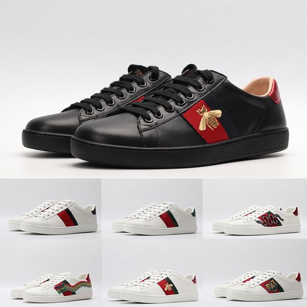 italy ace designer shoes men women luxury triple black white leather casual shoes vintage star stripe snake bee sneakers platform trainers
italy ace designer shoes men women luxury triple black white leather casual shoes vintage star stripe snake bee sneakers platform trainers