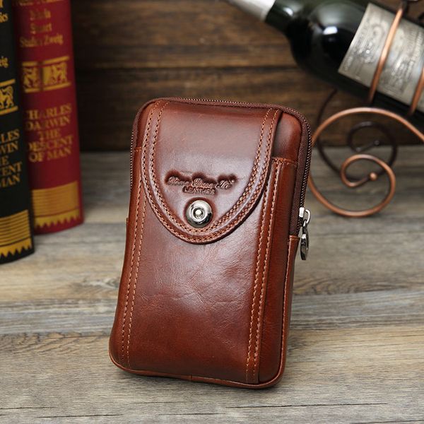 small dolly men retro genuine leather mobile phone waist bag wear leather belt 5.5/6-inch mobile phone bag xiao gua bao mini wal
small dolly men retro genuine leather mobile phone waist bag wear leather belt 5.5/6-inch mobile phone bag xiao gua bao mini wal