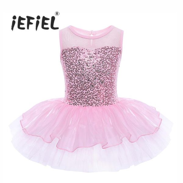iefiel girls sleeveless sequins formal ballet dance gymnastics leotard dress ballet dancer tutu for kids children's ballerina, Black;red
iefiel girls sleeveless sequins formal ballet dance gymnastics leotard dress ballet dancer tutu for kids children's ballerina, Black;red