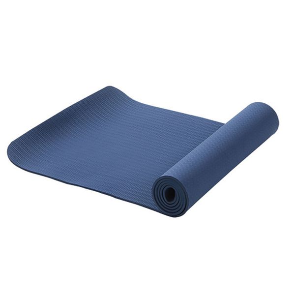 6mm 183x61cm tpe non-slip yoga mat unscented fitness floor mat navy blue
6mm 183x61cm tpe non-slip yoga mat unscented fitness floor mat navy blue