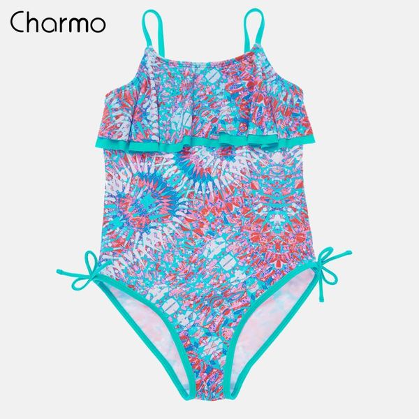 charmo girls' one piece swimsuits floral print swimwear ruffled kids bikini adjustable strap bandaged beach wear green one-piece
charmo girls' one piece swimsuits floral print swimwear ruffled kids bikini adjustable strap bandaged beach wear green one-piece