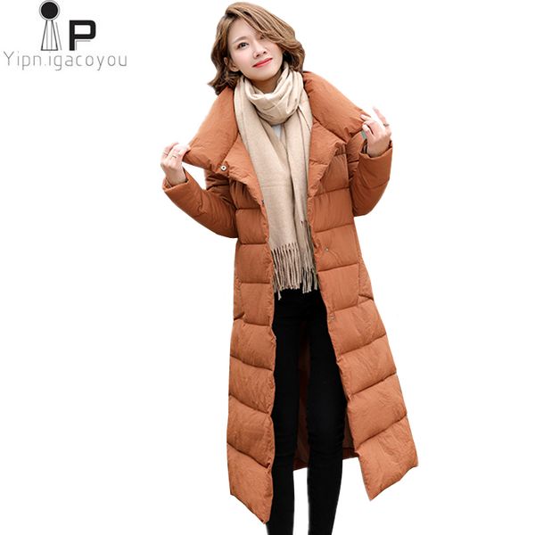 длинные пальто зимы женщин parka 2018. корейский новый сыпучие сгущаться теплые женщин вниз куртка с капюшоном куртка элегантный студент жен, Black
длинные пальто зимы женщин parka 2018. корейский новый сыпучие сгущаться теплые женщин вниз куртка с капюшоном куртка элегантный студент жен, Black