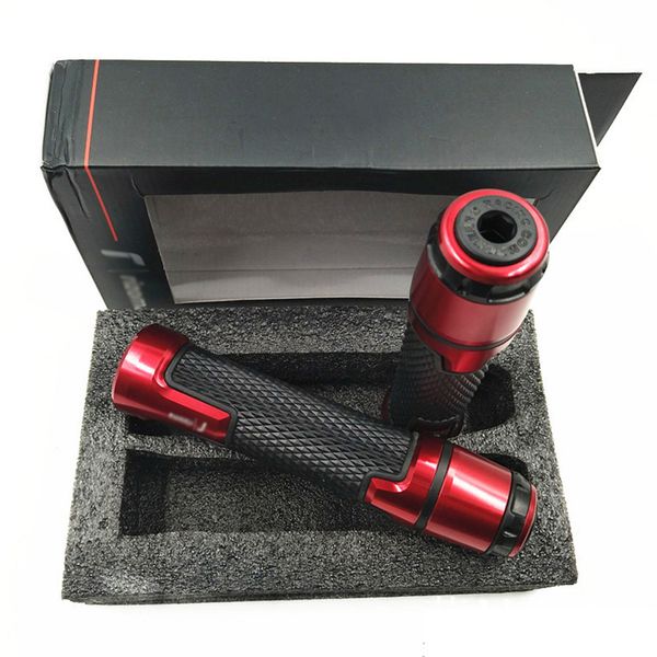 universal 7/8" 22mm cnc motorcycle handlebar grips for yamaha xvs 1300 virago 250 v star 1100 for cbr 1000rr cbr 300r etc
universal 7/8" 22mm cnc motorcycle handlebar grips for yamaha xvs 1300 virago 250 v star 1100 for cbr 1000rr cbr 300r etc
