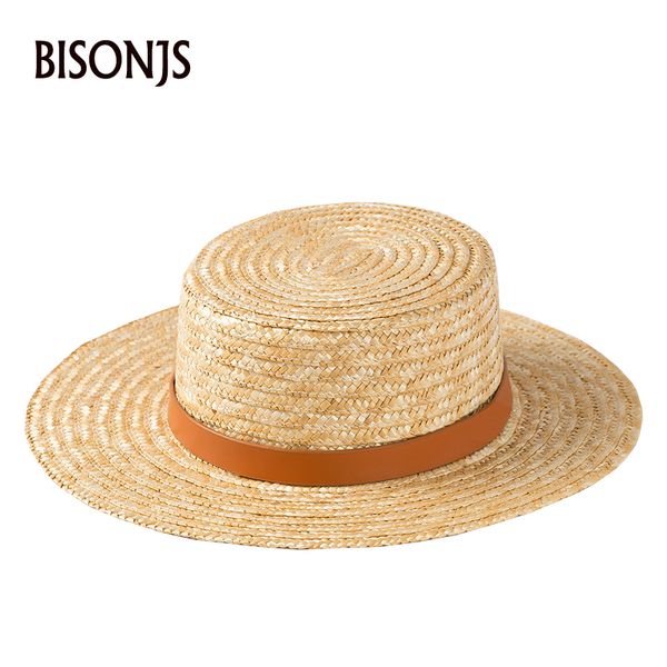 bisonjs simple belt decoration straw sun hats sunscreen hat flat hat for men and women tourism sun protection casual, Blue;gray
bisonjs simple belt decoration straw sun hats sunscreen hat flat hat for men and women tourism sun protection casual, Blue;gray