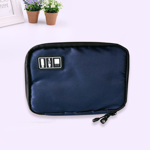 outdoor sports travel waterproof usb cable organizer storage bag pouch
